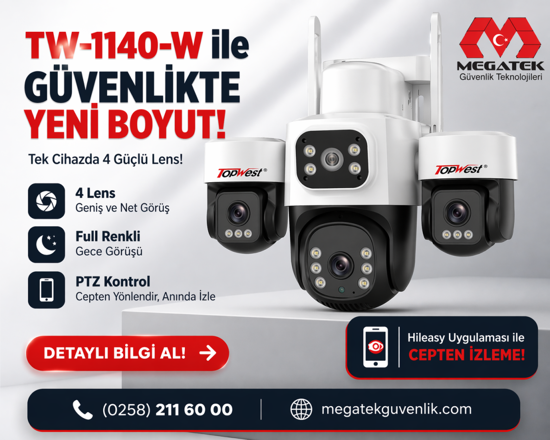 Topwest TW-1140W-B WiFi Kamera - Görsel 2